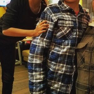 Boys insulated flannel